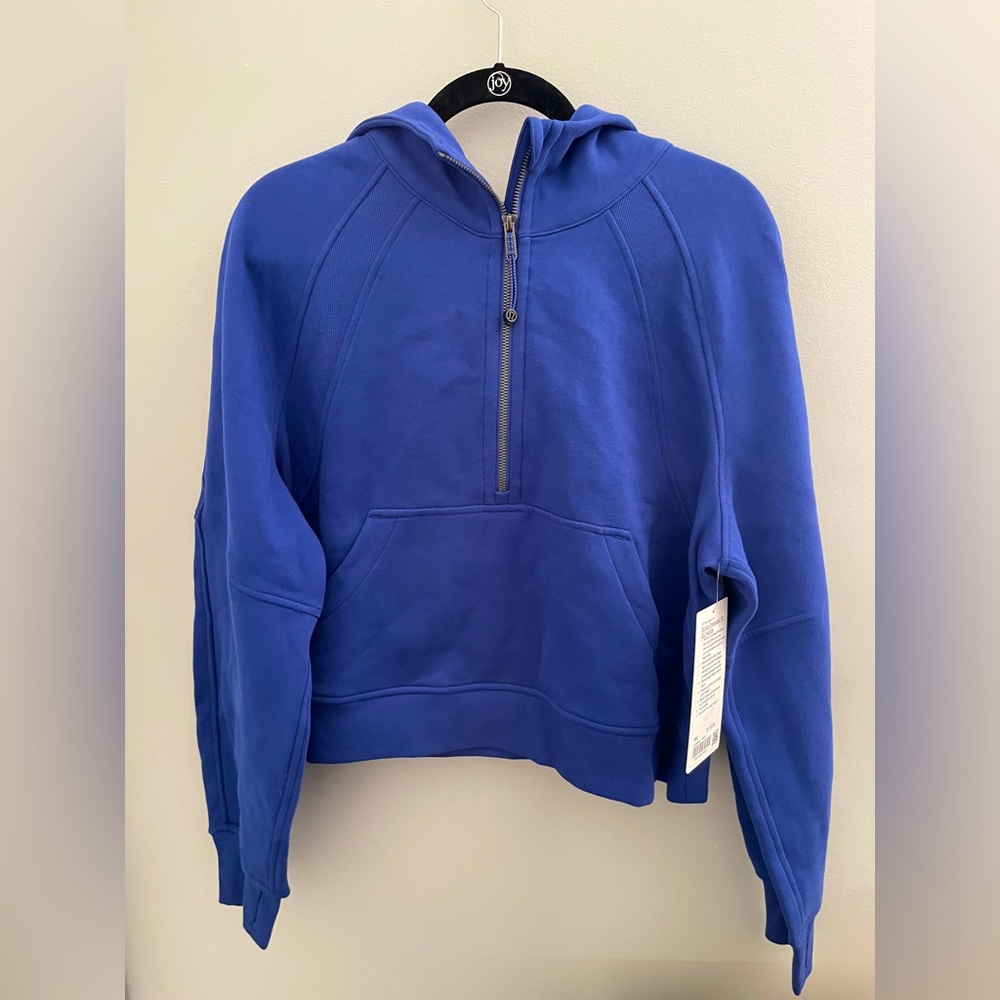 RARE Lululemon Scuba Half Zip Psychic Blue